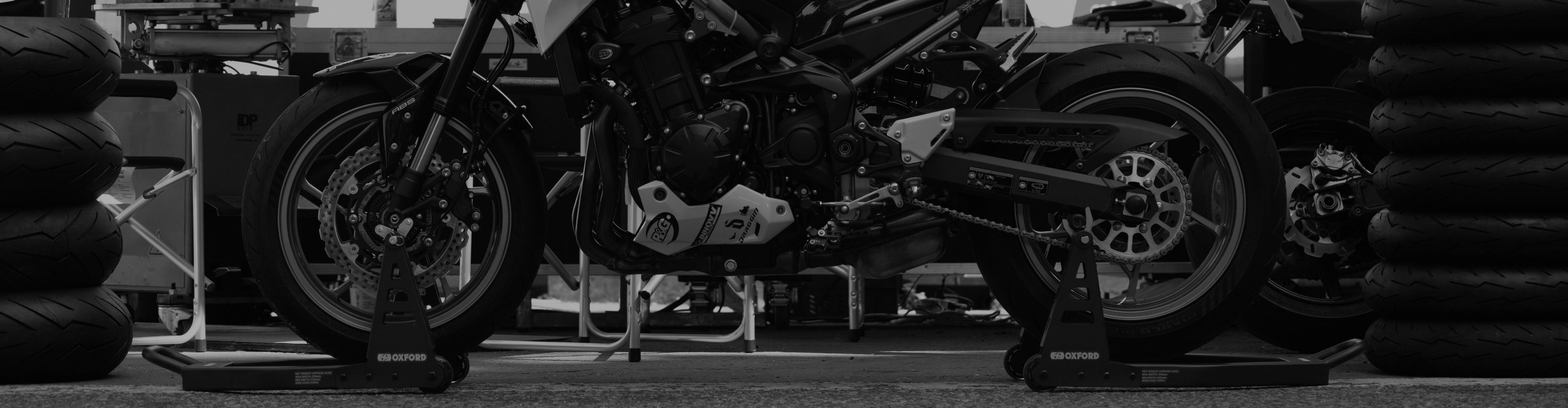 Zero-G By Oxford Paddock Stand Rear L-Cups – Motorcycle Stand Accessories
